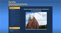 Desktop Screenshot of parafiakoscierzyna.pl